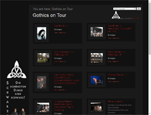 Tablet Screenshot of gothics-on-tour.de